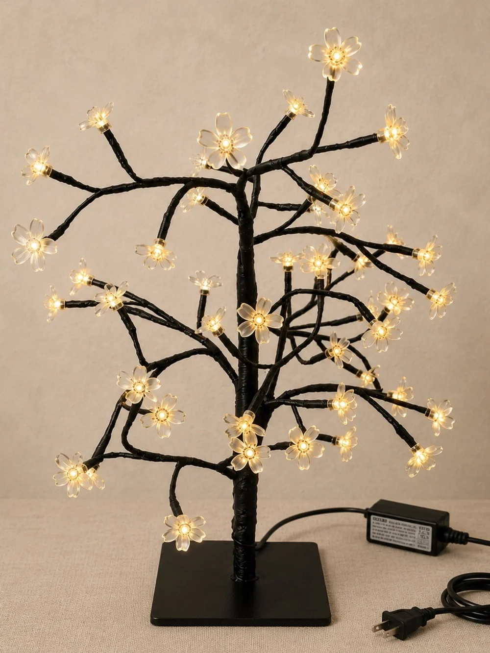Warm White LED Flower Tree Table Lamp